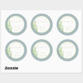 Verse dille kruid - zelfgemaakte bakcadeau voedsel ronde sticker (Vel)