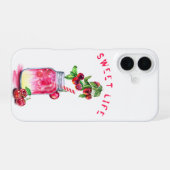 Verse Drink iPhone Hoesje - Aangepaste Tekst iPhone 16 Hoesje (Achterkant horizontaal)