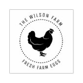 Verse eieren Business Rubber Stempel (Afrduk)