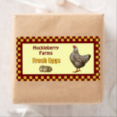 Verse eieren Cadeaulabels Etiket (Insitu)