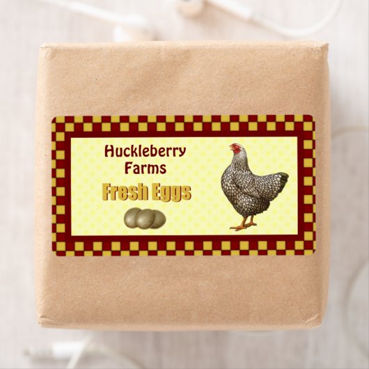 Verse eieren Cadeaulabels Etiket (Insitu)