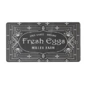 Verse eieren Decoratief Etiket (Voorkant)