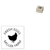 Verse eieren Eenvoudige Kip Monogram Ei Stempel (Gestempeld)