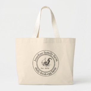 Verse Eieren Kippenhok Rustieke Boerderij Grote Tote Bag