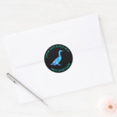Verse Eieren Modern Bedrijf Ronde Sticker (Envelop)