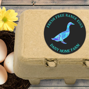 Verse eieren Modern Business Ronde Sticker