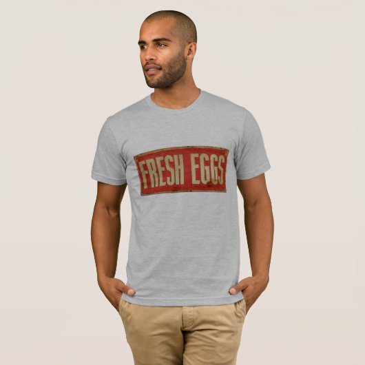 Verse eieren t-shirt (Voorkant volledig)