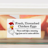 Verse Eieren uit de Boerderij | Monogram Eierdoos Labels (Aangebracht)