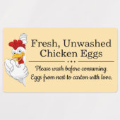 Verse Eieren uit de Boerderij | Monogram Eierdoos Labels (Design 2)