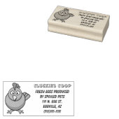 Verse eieren van bedorven huisdieren Stamp Rubberstempel (Gestempeld)