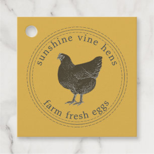 Verse Eieren Van de Boerderij Oud Kippen Eieren Do Bedankjes Labels