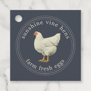 Verse Eieren Van de Boerderij Oud Kippen Eieren Do Bedankjes Labels