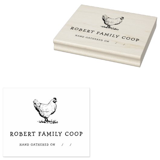 Verse eieren van een aangepast merk | Ei kartonnen Rubberstempel (Gestempeld)