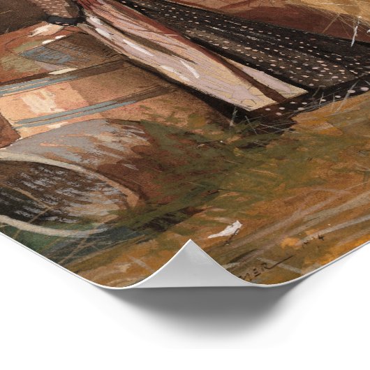 verse eieren | Winslow Homer Poster (Hoek)