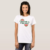 Verse en fruitige watermeloensluiting schattige zo t-shirt (Voorkant volledig)
