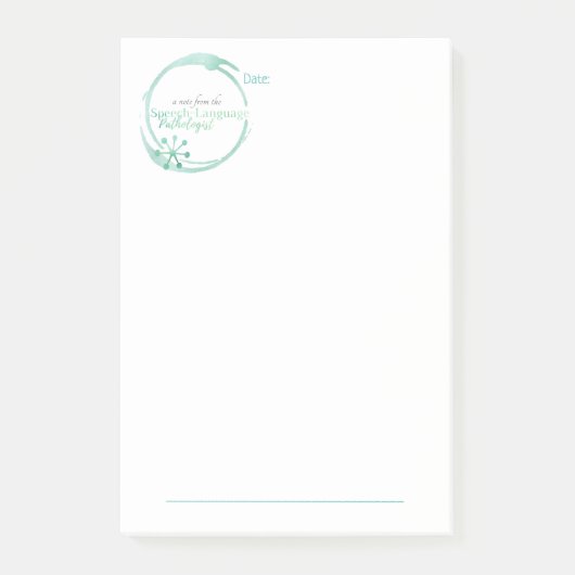 Verse en moderne spraak-patholoog Post-it Notes (Voorkant)