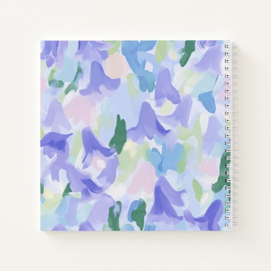 Verse en schone Bluebells Squared Notitieboek (Achterkant)