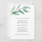 Verse eucalyptustak verlaat Vrijgezellenfeest Kaart (Voorkant)