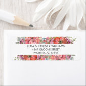 Verse  Floral Garden Return-adres Etiket (Insitu)