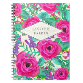 Verse Florals Persoonlijke laptop Notitieboek (Voorkant)