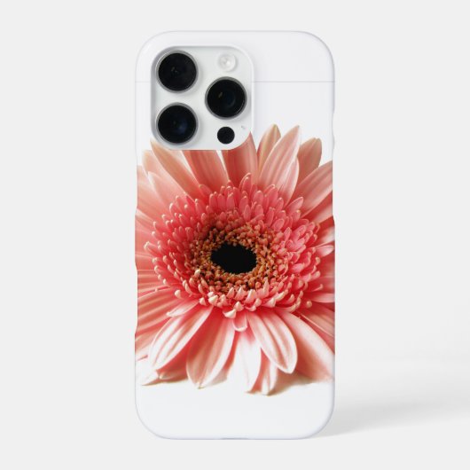 Verse foto van roze Gerbera-margriet iPhone Hoesje (Achterkant)