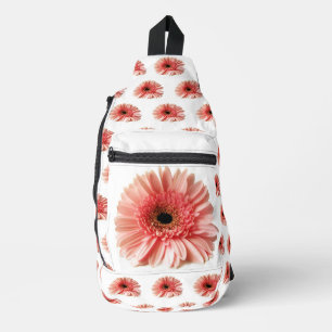 Verse foto van roze Gerbera-margriet Sling Bag