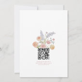 Verse Fris van de Markt Bruiloftsdags Bruidsfeest Kaart (Achterkant)