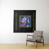 Verse frisse kleurrijke leuke vrolijke wandkleed (In Situ (horizontaal))