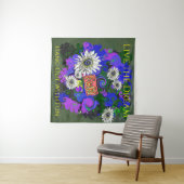 Verse frisse kleurrijke leuke vrolijke wandkleed (In Situ (horizontaal))