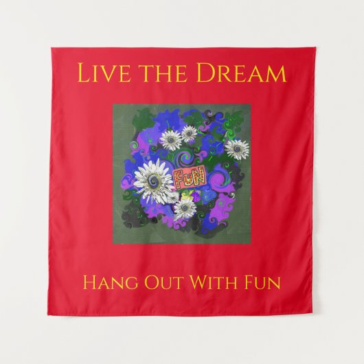 Verse frisse kleurrijke pret leuk wandkleed (Voorkant)