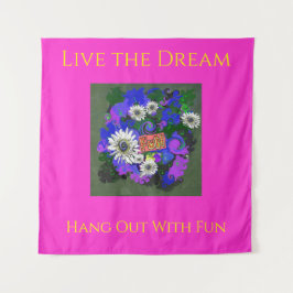 Verse frisse kleurrijke pret leuk wandkleed