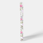 Verse Frisse Lente Sfeer: Roze en Paarse Bloemende Case-Mate iPhone Case (Achterkant / Links)