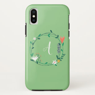 Verse Frühlingsbloemenguirlande Gepersonaliseerd Case-Mate iPhone Case