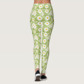 Verse Frühlingsmargriet Vector Kunst Leggings (Achterkant)