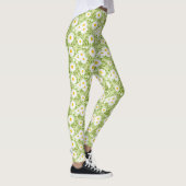 Verse Frühlingsmargriet Vector Kunst Leggings (Rechts)