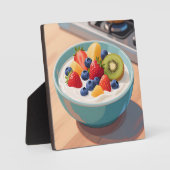 Verse Fruit Yoghurtkom Fotoplaat (Voorkant)