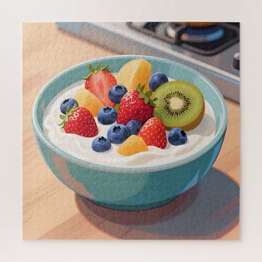 Verse Fruit Yoghurtkom Legpuzzel (Verticaal)