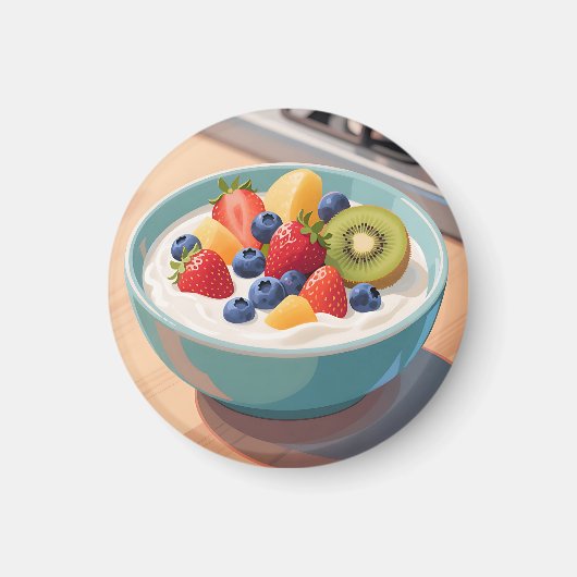 Verse Fruit Yoghurtkom Magneet (Voorkant)