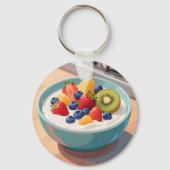 Verse Fruit Yoghurtkom Sleutelhanger (Achterkant)