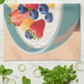 Verse Fruit Yoghurtkom Theedoek (Gevouwen)