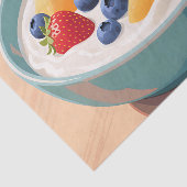 Verse Fruit Yoghurtkom Tissuepapier (Detail)