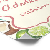 Verse Fruits Van De Markt Bruiloft Advies Poster (Hoek)