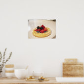 Verse fruitwafel poster (Keuken)