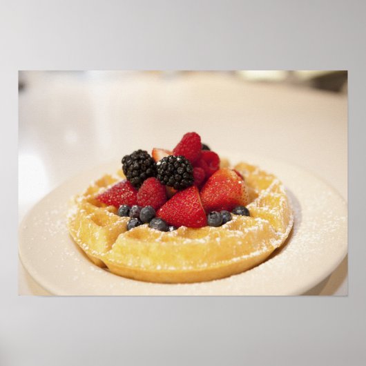 Verse fruitwafel poster (Voorkant)