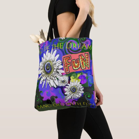 Verse Fun Pop Art Tote Bag (Dichtbij)
