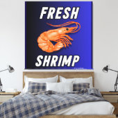 verse garnaal canvas afdruk (Insitu (Slaapkamer))