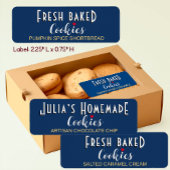 VERSE GEBAKKEN KOEKJES met cookienaam en hart Lab Etiket