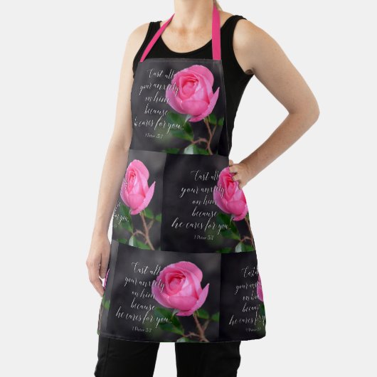 Verse gebeden met al je angstgevoelens Christelijk Schort (Insitu)