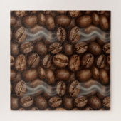 Verse Gebrande Koffiebonen Stoomgeur Legpuzzel (Horizontaal)