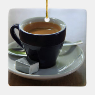 Verse gebrouwen espresso keramisch ornament